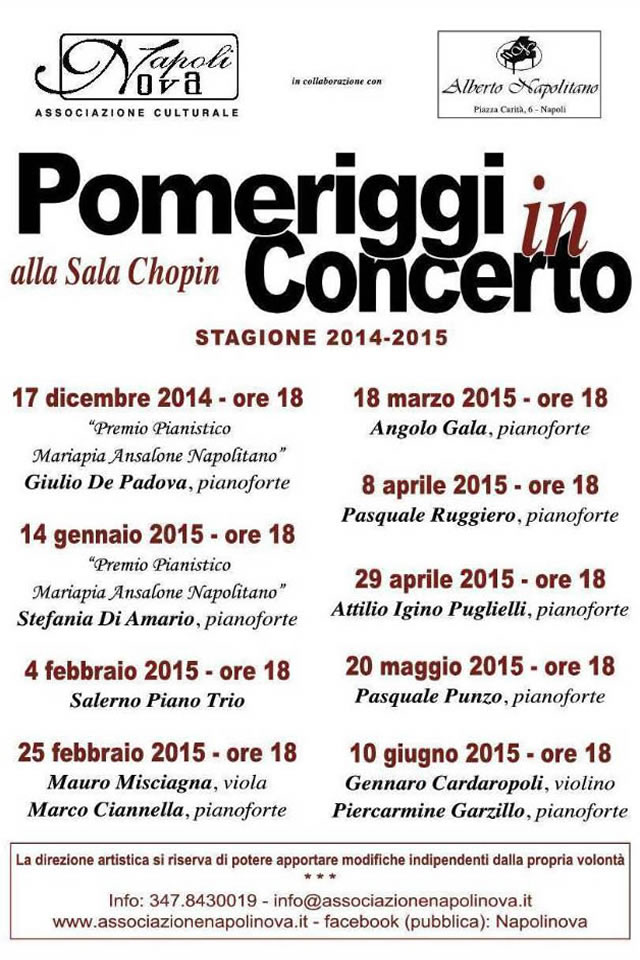 Pomeriggi in Concerto